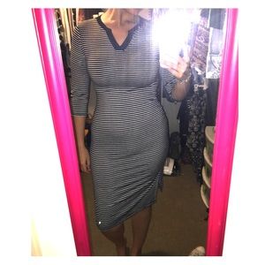 Bodycon striped dress